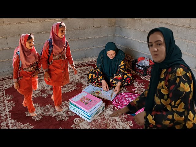 A homeless mother; weary hands keeping the dreams of nomadic girls alive.