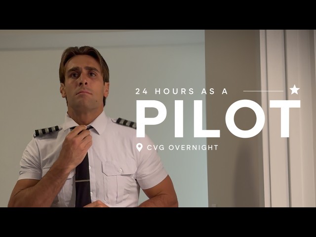 24 Hours as an Airline Pilot: Cincinnati Overnight & Hotel Chaos