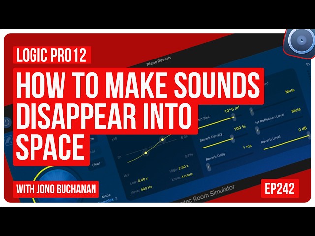 Logic Pro12: How To Make Sounds Disappear Into Space