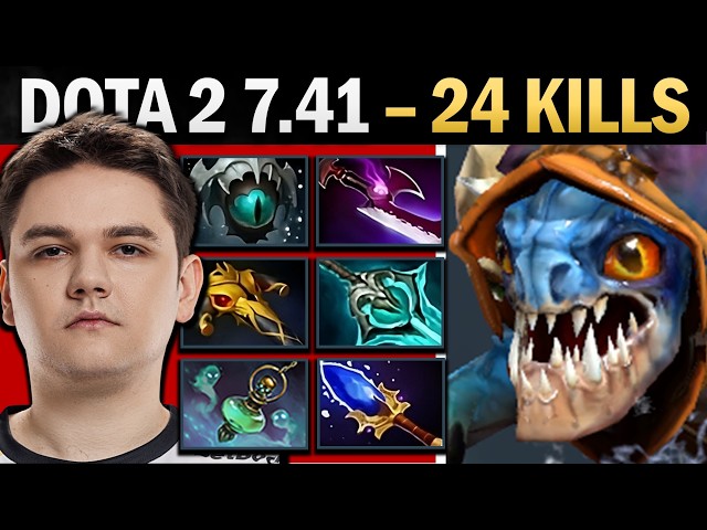 Slark Dota 2 7.41 with Disperser and Pendulum - Dota Gameplay