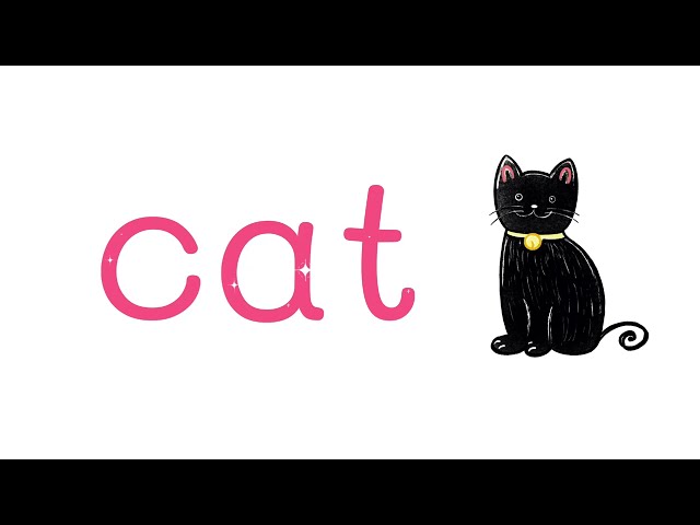 Spelling CAT with Song. I Love Phonics 2 songs.