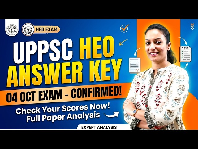 UPPSC HEO 2026 Exam PAPER SOLUTION | UP HEO PAPER ANALYSIS | #uppscheo ANSWER KEY Cutoff marks