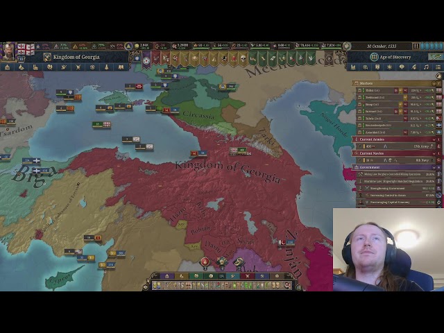🔴 Kingdom of Georgia - Max difficulty - No Savescum - Patch 1.4 Madness