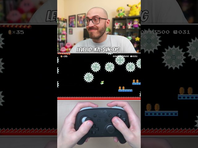 Super Mario Maker 2 SPEEDRUN ⭐ 60s speedrun #Shorts #SMM2 #SuperMario #Mario