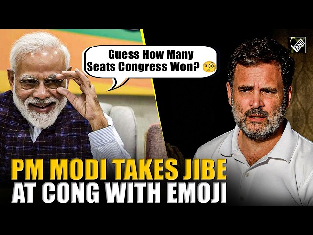 ‘Guess How Many Seats Congress Won’: PM Modi Takes Dig at Congress Over MLC Poll Results with Emoji
