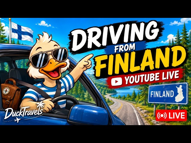 🚗🇫🇮 LIVE: Driving Across Finland