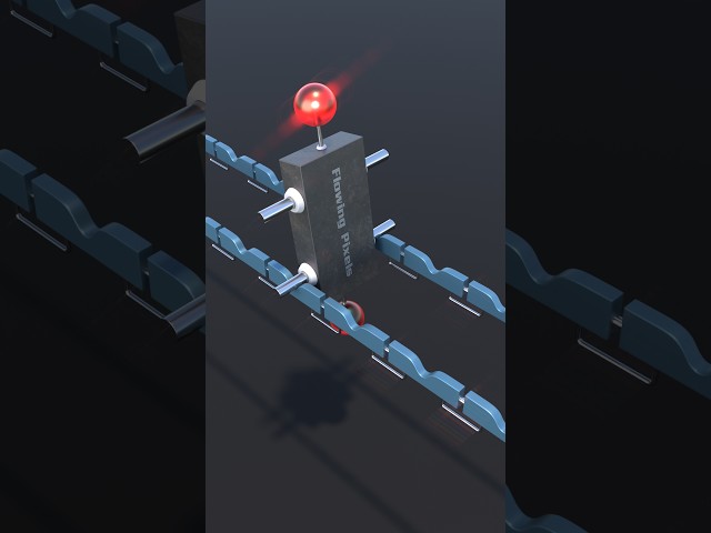The most satisfying conveyor loop you'll see today #satisfying #animation