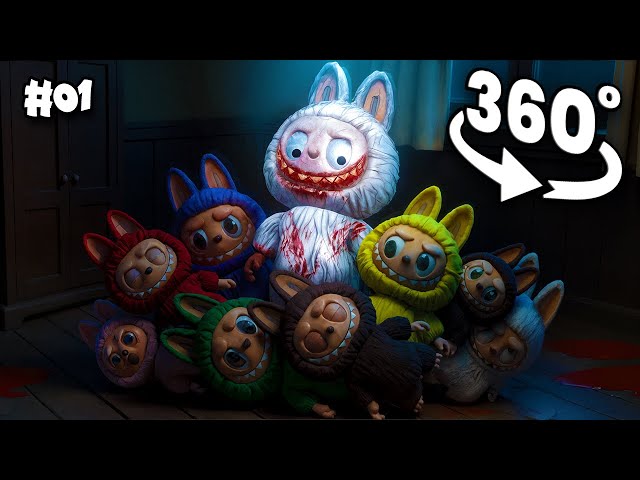 LABUBU 360° Dolls Woke Up! You Were Their Last Victim! Scary VR 360 Video