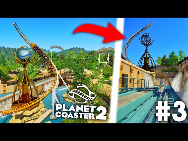 Planet Coaster 2 NEW Roller Coaster COMPLETE in my Theme Park!!