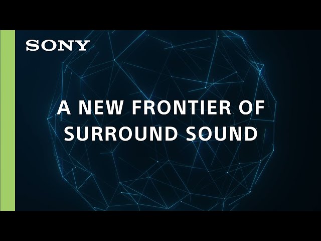 HT-A9 360 Spatial Sound Mapping | Sony