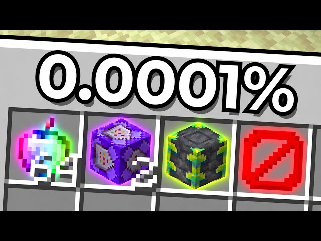 I Collected Minecraft’s DELETED Blocks