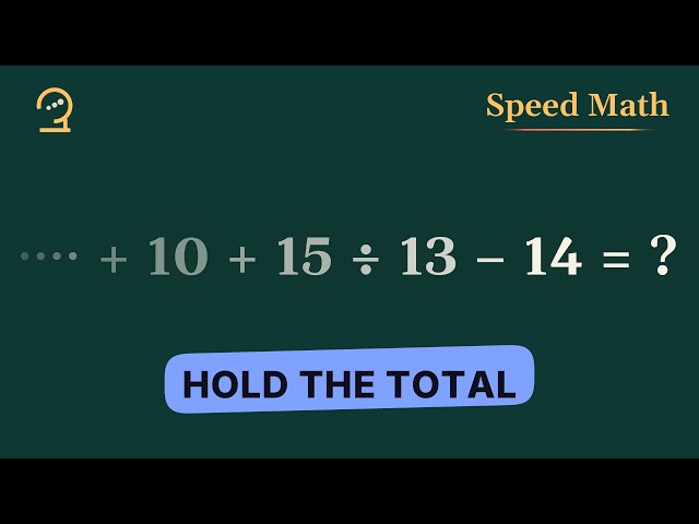 Speed Math EP32 | Simple Arithmetic, Impossible Conditions |#SpeedMath #MentalMath #MathChallenge