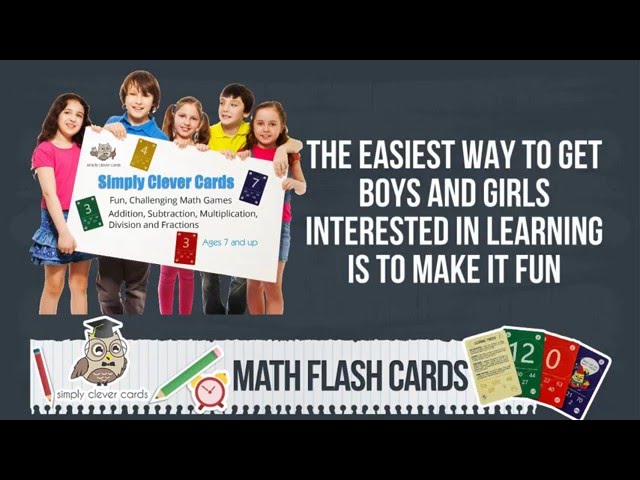 YES! Learning Math Can Be Fun with our Math Flash Cards