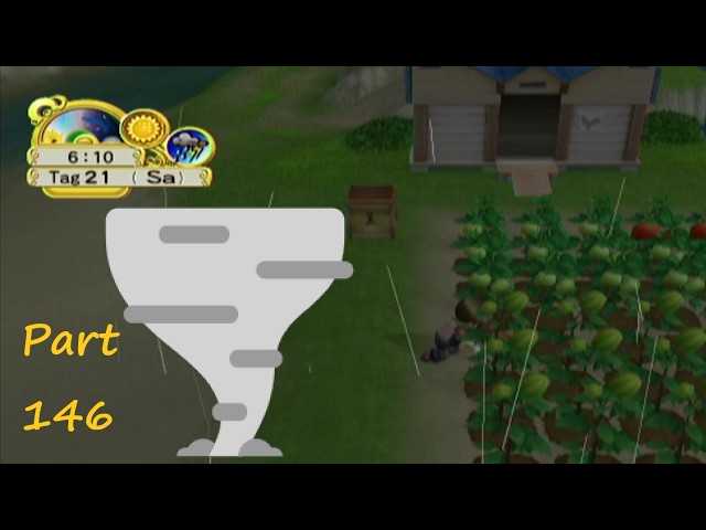 Harvest Moon - Baum der Stille - LP🐮146 - 🌪️Der Sommer Taifun ⛈️