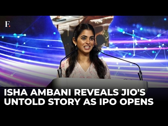 How Akash Ambani's Internet Frustration Sparked Jio | Isha Ambani Reveals Story At IPO Launch