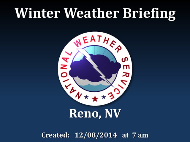 Significant Precipitation for the Sierra and Western Nevada