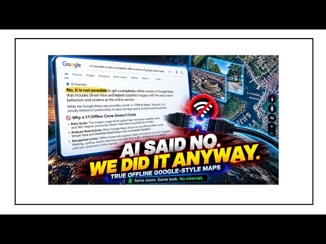 Google Maps OFFLINE — The Impossible Is Now Possible!