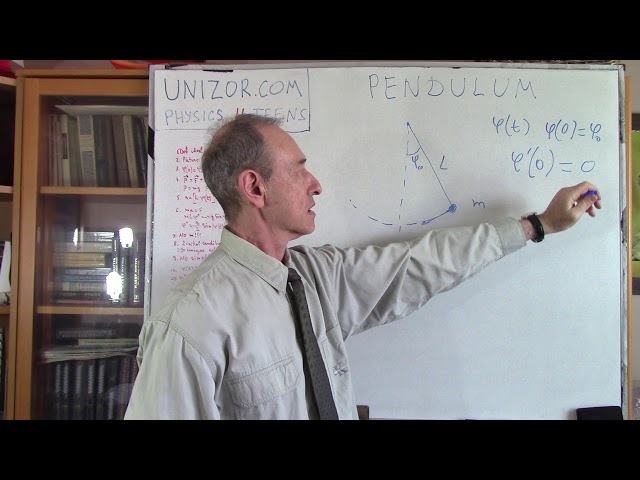 Unizor - Physics4Teens - Mechanics - Dynamics - Pendulum