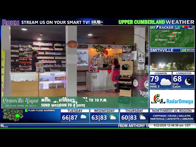 LIVE NOW: UPPER CUMBERLAND WEATHER CHANNEL