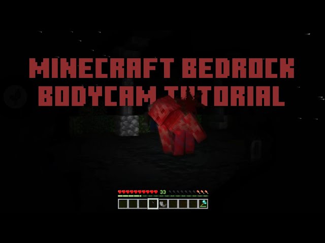 How To Turn Minecraft Bedrock Into Bodycam Footage Horror Game | Tutorial 