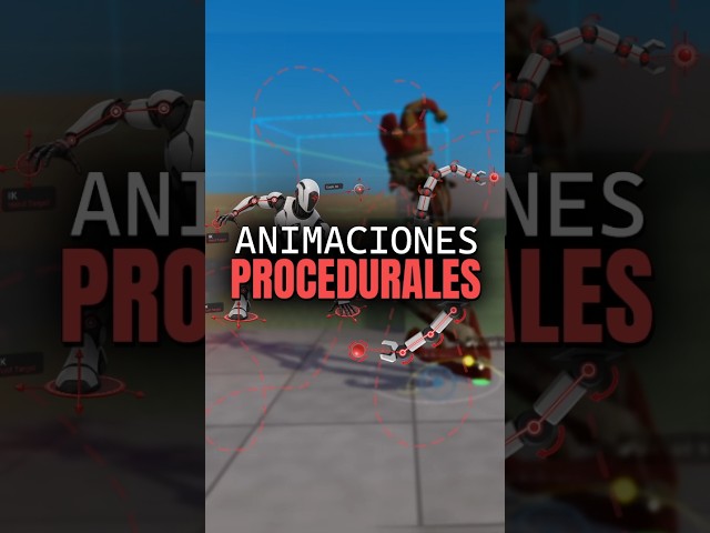How I use PROCEDURAL ANIMATIONS in my game to animate characters with CODE 🤖🦾🦿#gamedev #unity3d