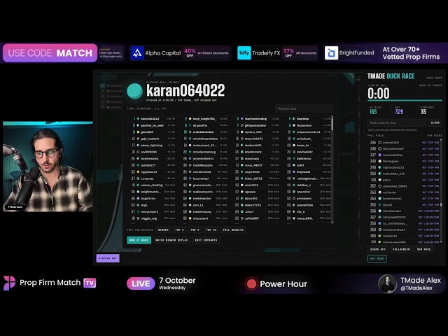 Live Futures Trading | London & New York Session | Prop Firm Match TV | 07/10/2026
