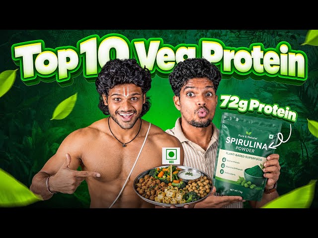10 "Best Veg" Protein Sources For Muscle building | Rare List ❗