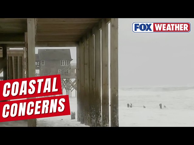 Outer Banks Prepare For Days Of Powerful Winds, Pounding Surf As Nor’easter Targets The East Coast