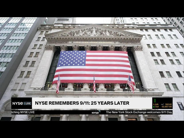 Today on NYSE Live | NYSE Remembers September 11th: 25 Years Later