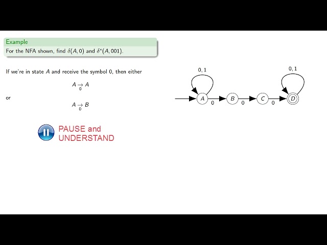 Nondeterministic Finite Automata