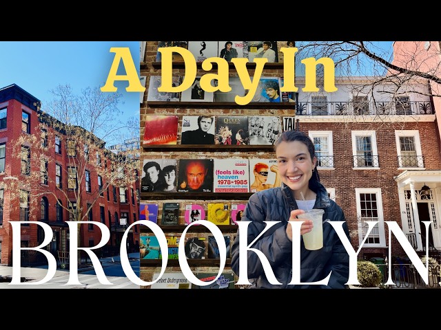Spend the Day With Me in New York City | Brooklyn Vlog, Exploring, Brunch, Bookstores & Flea Market