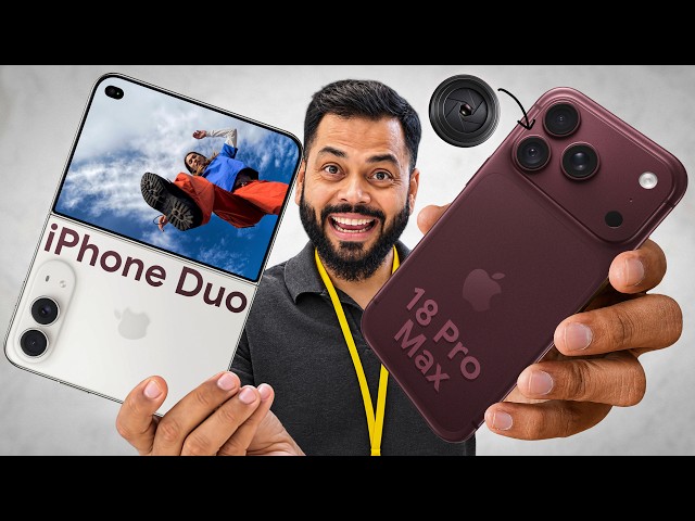 iPhone Duo & iPhone 18 Pro Max Hands On & First Look ⚡ The Future Of iPhones!