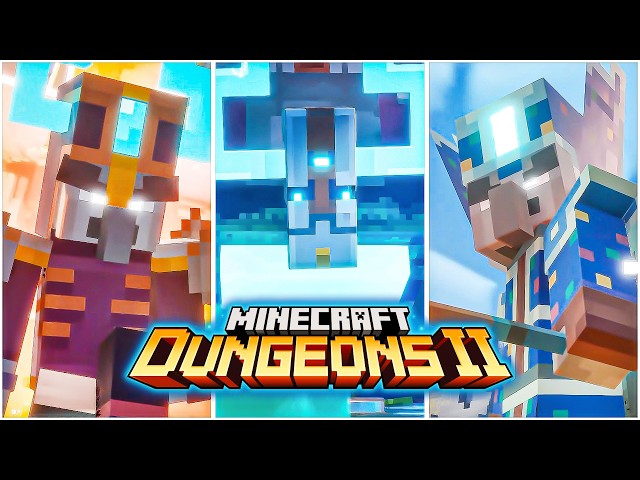 Minecraft Dungeons 2 - All Bosses & Ending