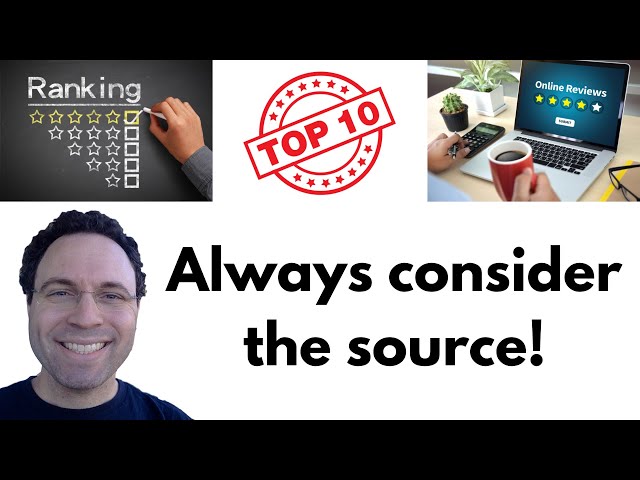 Reading Rankings? Consider the Source.