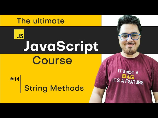 JavaScript String Methods | JavaScript Tutorial in Hindi #14