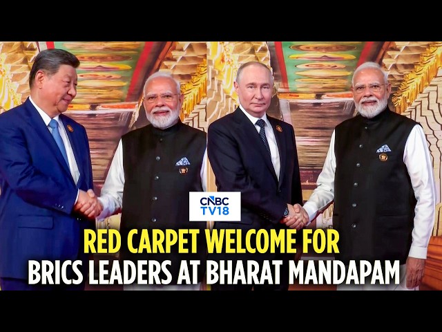 BRICS Summit: PM Modi Welcomes BRICS Leaders At Bharat Mandapam | PM Modi Meets XI & Putin | N18G