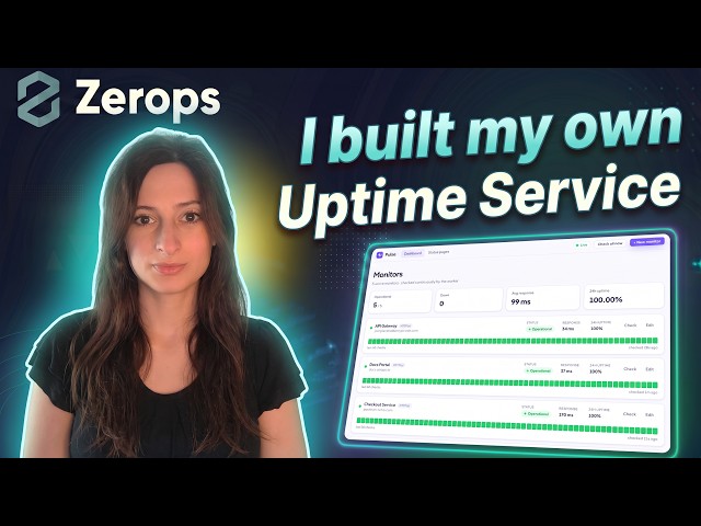 My self-hosted, uptime monitor + status page (Vue, Fastify, Postgres) - Thanks @zeropsio