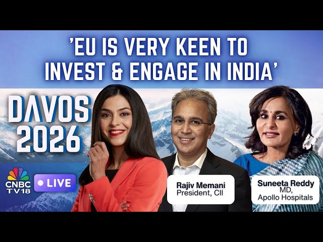 Davos 2026 LIVE | Shereen Bhan In Conversation With CII: Rajiv Memani & Suneeta Reddy | WEF | N18L