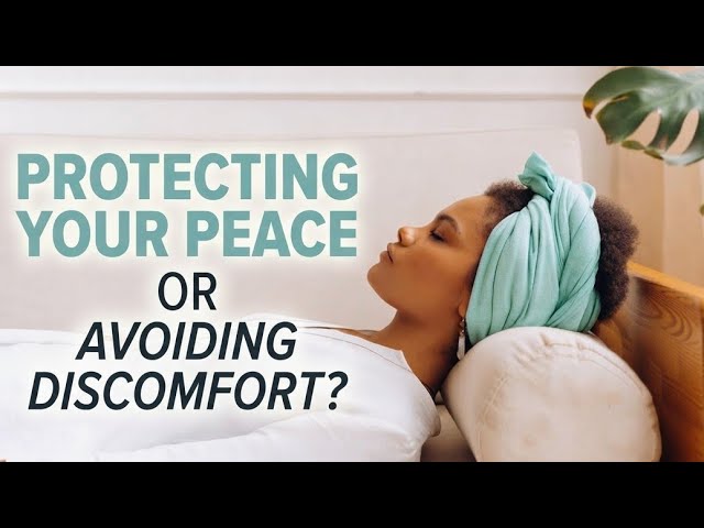 Are You Protecting Your Peace  or Avoiding Accountability?