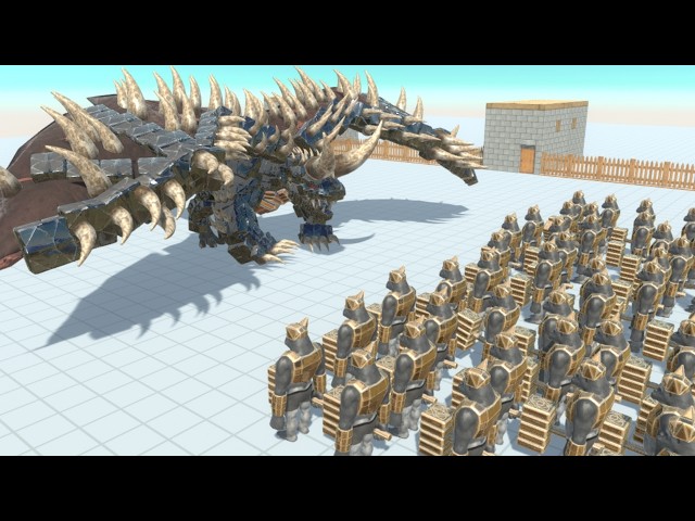Nergigante vs Mutant Primates Ape Army ARBS Animal Revolt Battle Simulator
