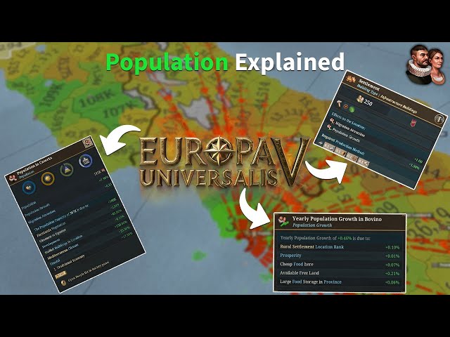 How to increase your population FAST in EU5 (Advanced Population Guide)