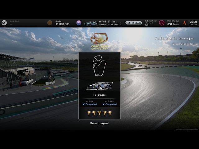 GT7 - Autodromo de Interlagos - Full Circuit Experience - Gold - GTR NISMO GT3 '13