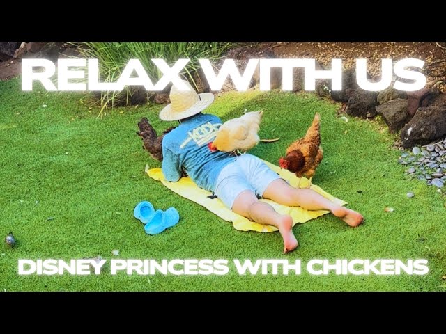 REAL LIFE DISNEY PRINCESS!! Hanging Out With Chickens and Doves 🥹🐓