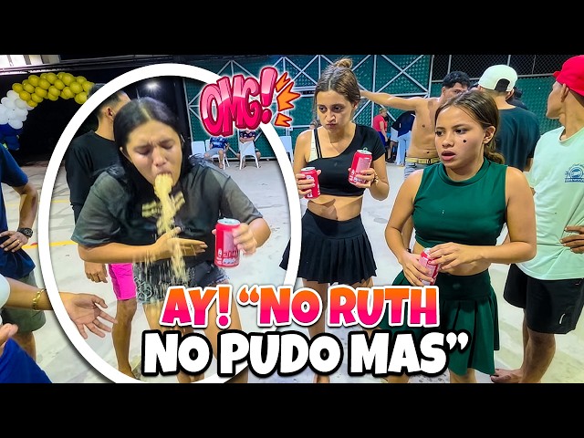 Esto se descontroló 😱 Ruth por poco y Baña a Wendy de V0m1t0