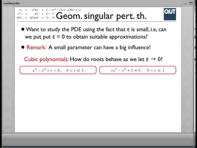 Pattern Formation Seminar