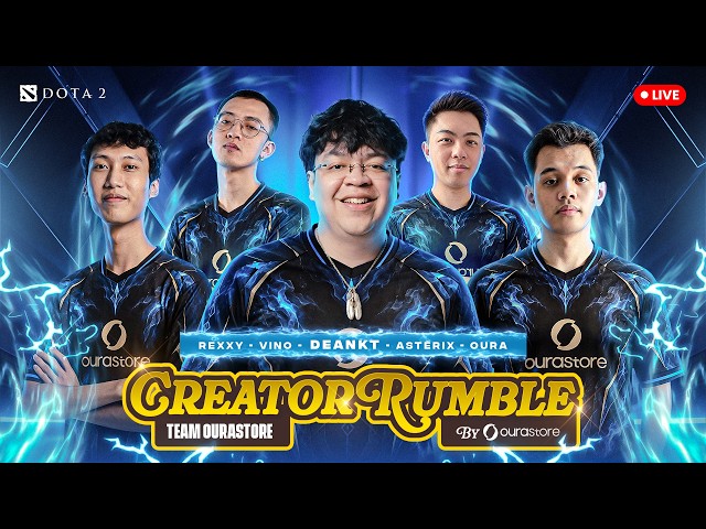 HARI YANG DI TUNGGU2 ⚔️ OURASTORE VS PRK ⚔️ DOTA 2 CREATOR RUMBLE BY OURASTORE #OURASTORE