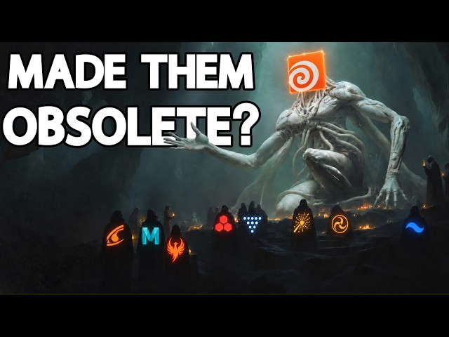 3D Tools killed or Made Less Relevant by Houdini