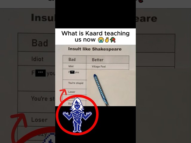 Learning English With Kaard #deltarune #undertale #gaming