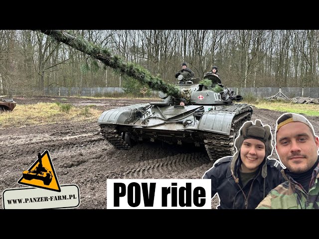 POV Polish T-72 Tank Ride At Panzer Farm