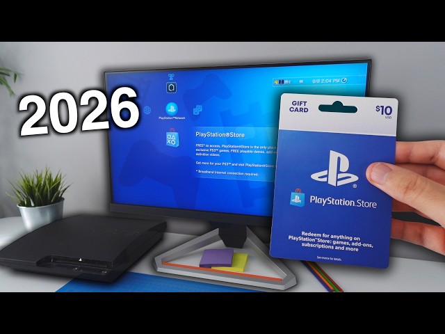 Можно ли еще активировать подарочную карту PlayStation на PS3 в 2026 году?